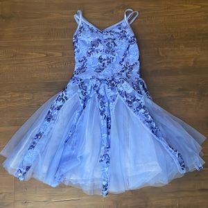 Periwinkle blue lyrical/ballet dance costume